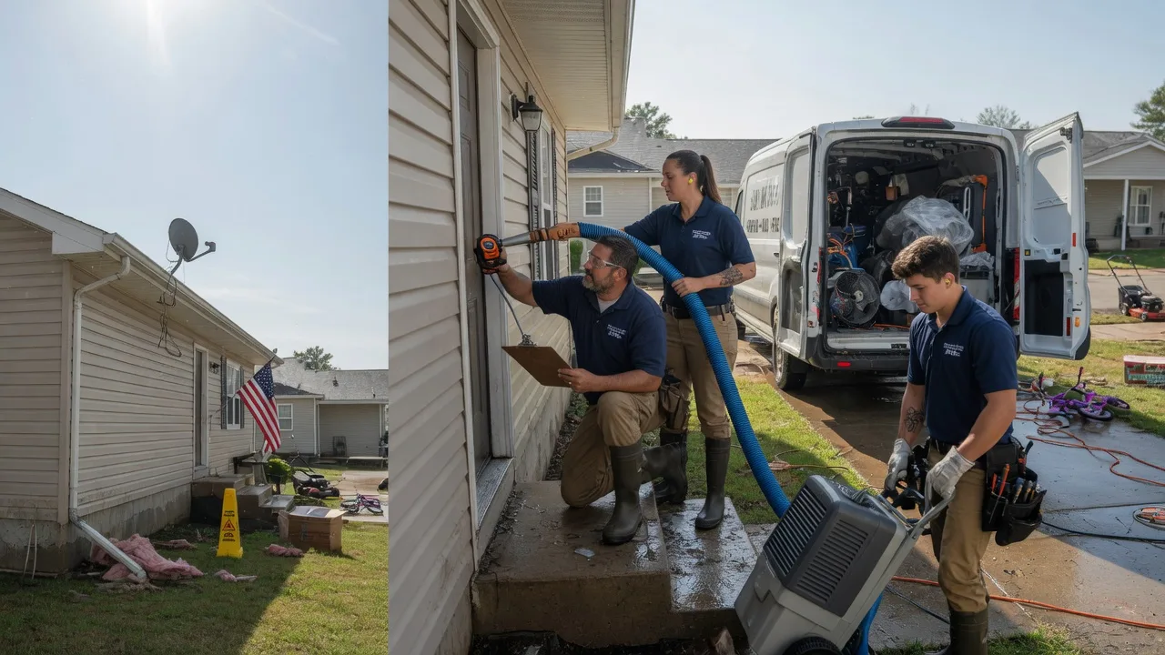 Ceiling Water Damage Restoration in Meriden, CT near me